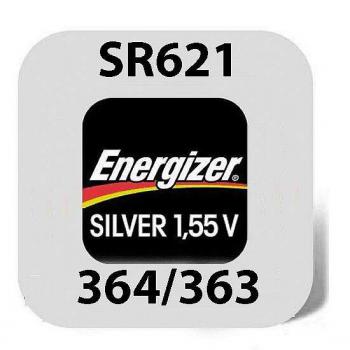 Energizer Uhrenbatterie 364 AgO 1,55V - SR621SW 500-er Pack Bulk